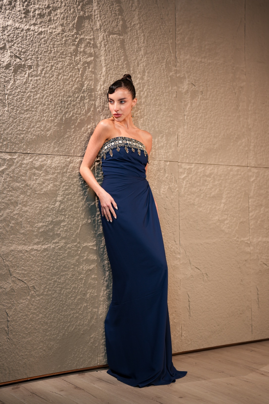 LE ROSÈA royal draped gown